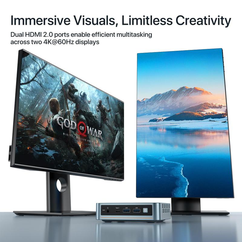 Mini PC PELADN N95 Intel Alder Lake de 12ª geração 16 GB de RAM